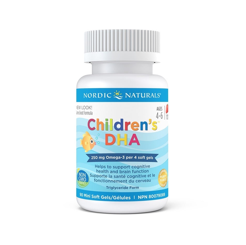 Nordic Naturals Children's Dha Soft Gels Strawberry 90 Count