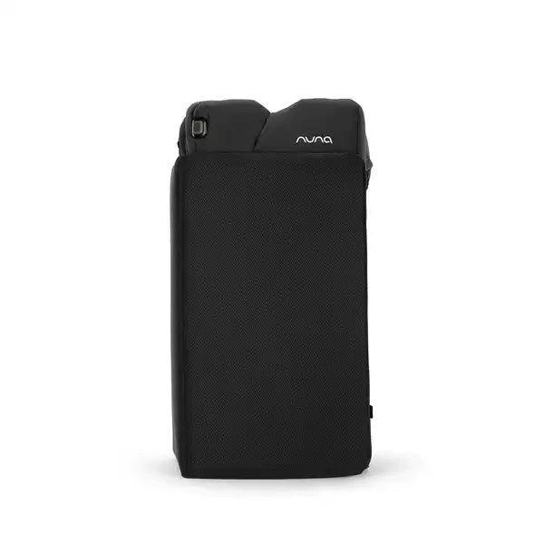 Nuna PAAL Compact Travel Playard in Caviar - packed travel bag