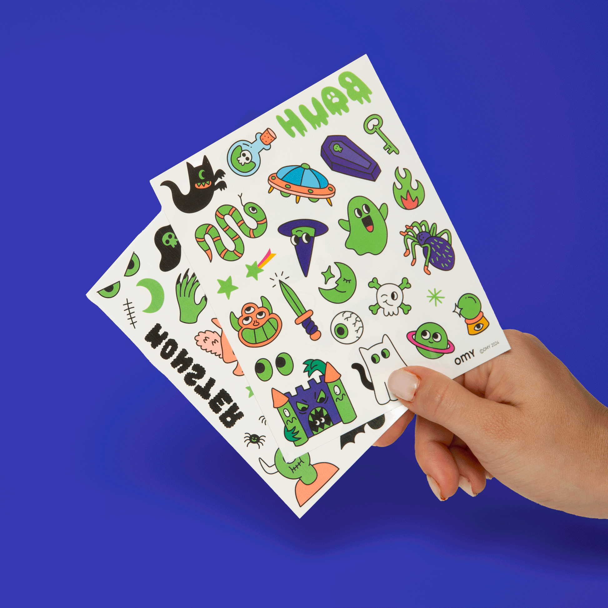 OMY Tattoos Glow in the dark