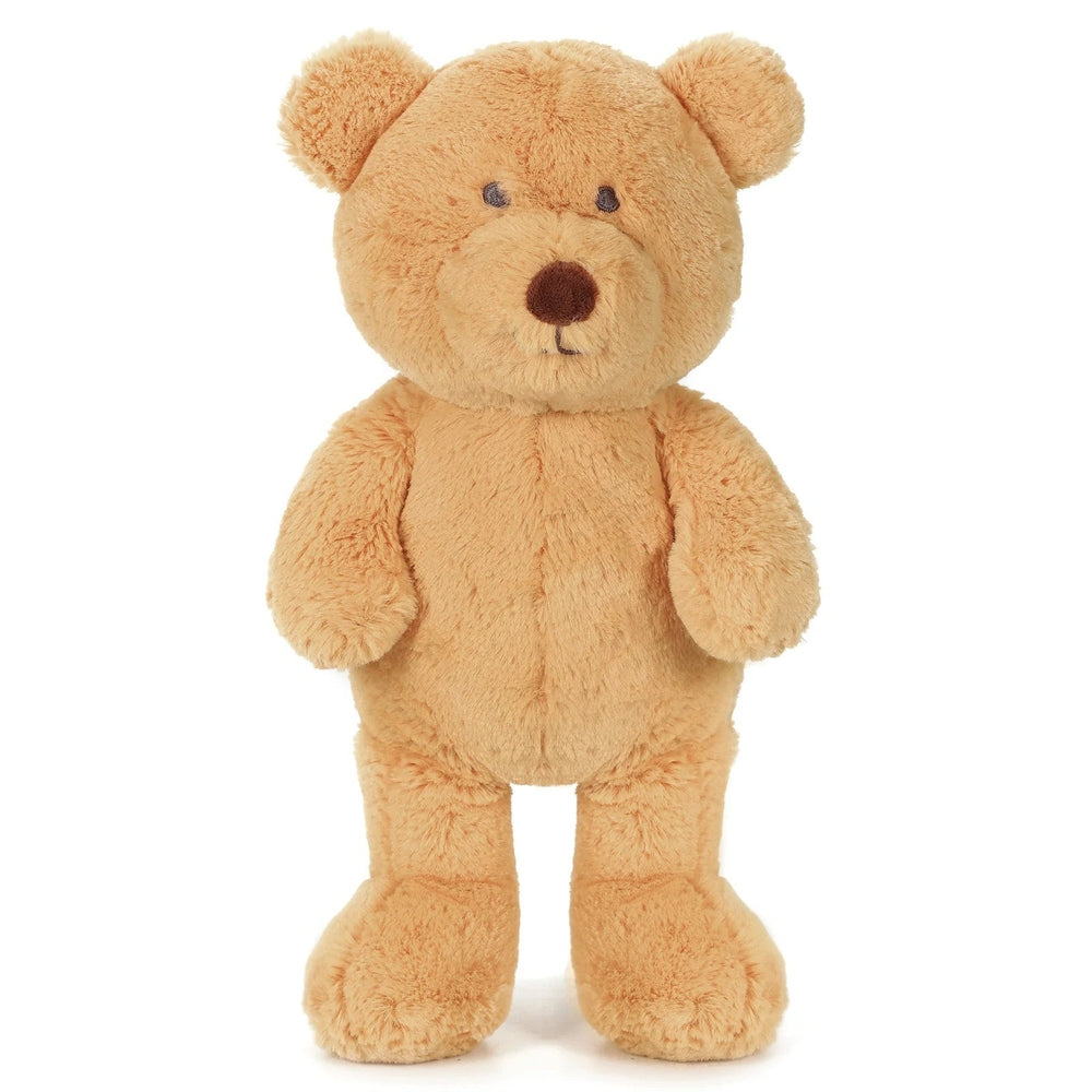OB Designs honey teddy bear plush toy, medium 13.5 inches, soft plush fabric