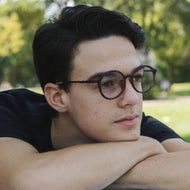 Olivio & Co Oval Screen Glasses Adult Tortoiseshell