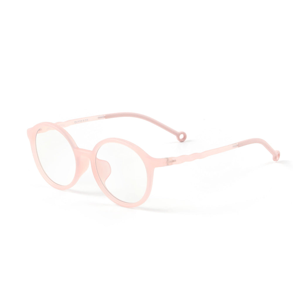 Olivio & Co kids oval screen glasses in seashell pink frame