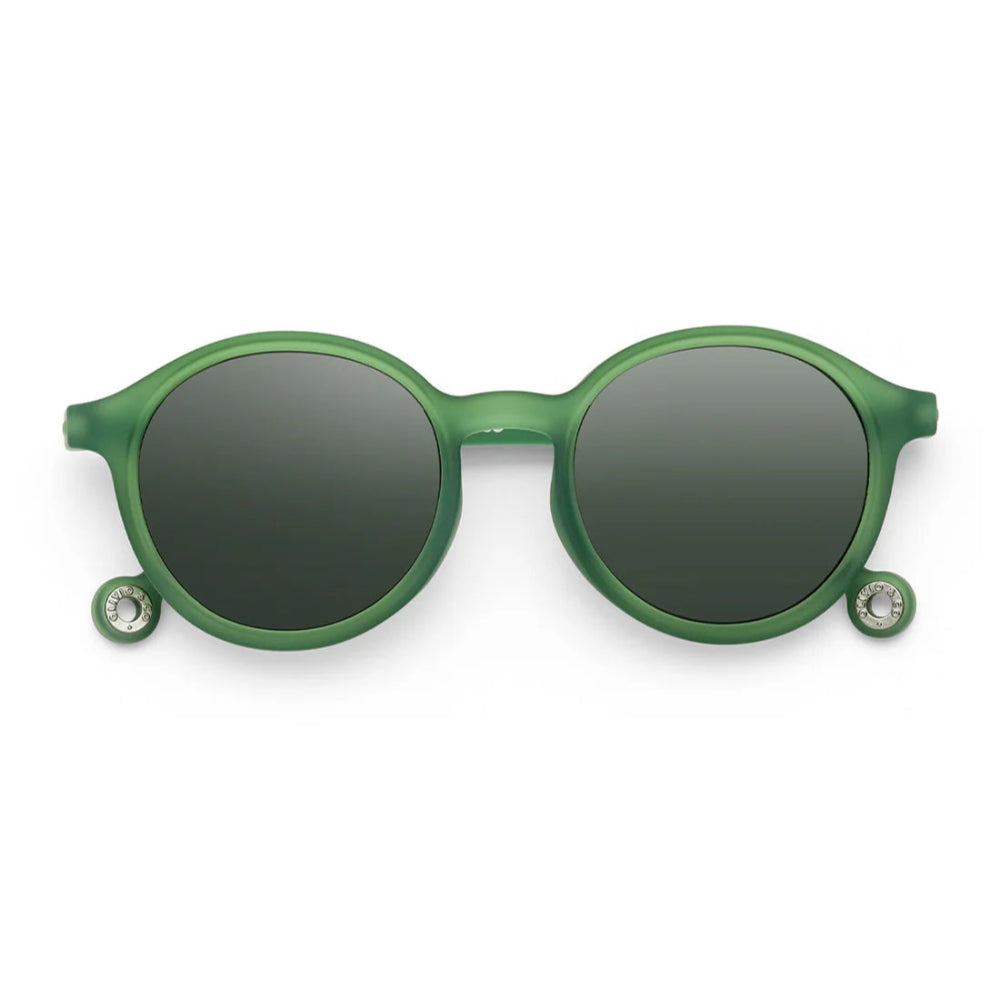 Olivio & Co oval sunglasses in olive green, adult classic eyewear