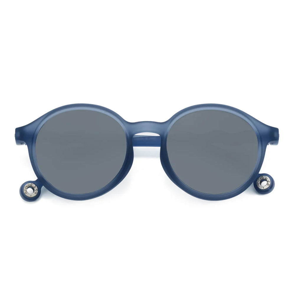 Olivio & Co Oval Sunglasses Adult Seaside Stripes Navy Blue