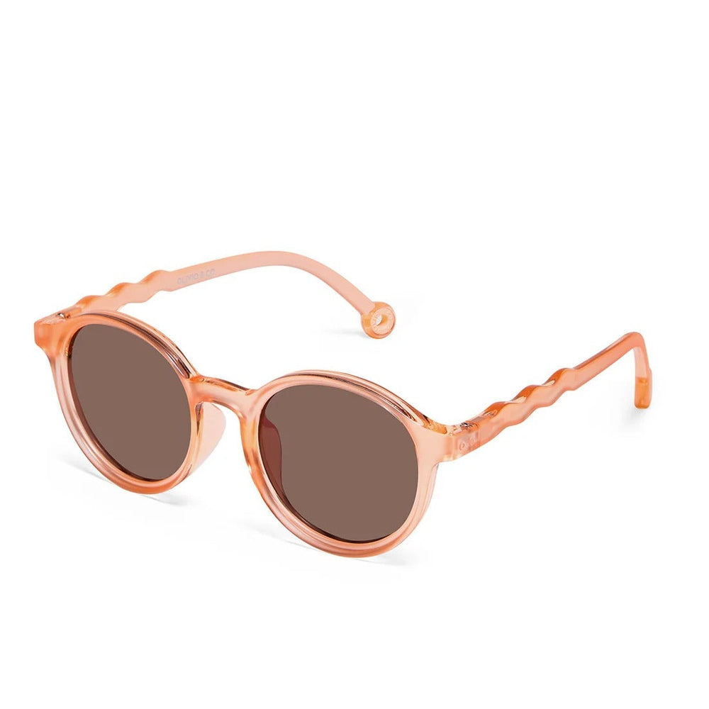Olivio & Co Oval Sunglasses Breakfast Art Fig Pink