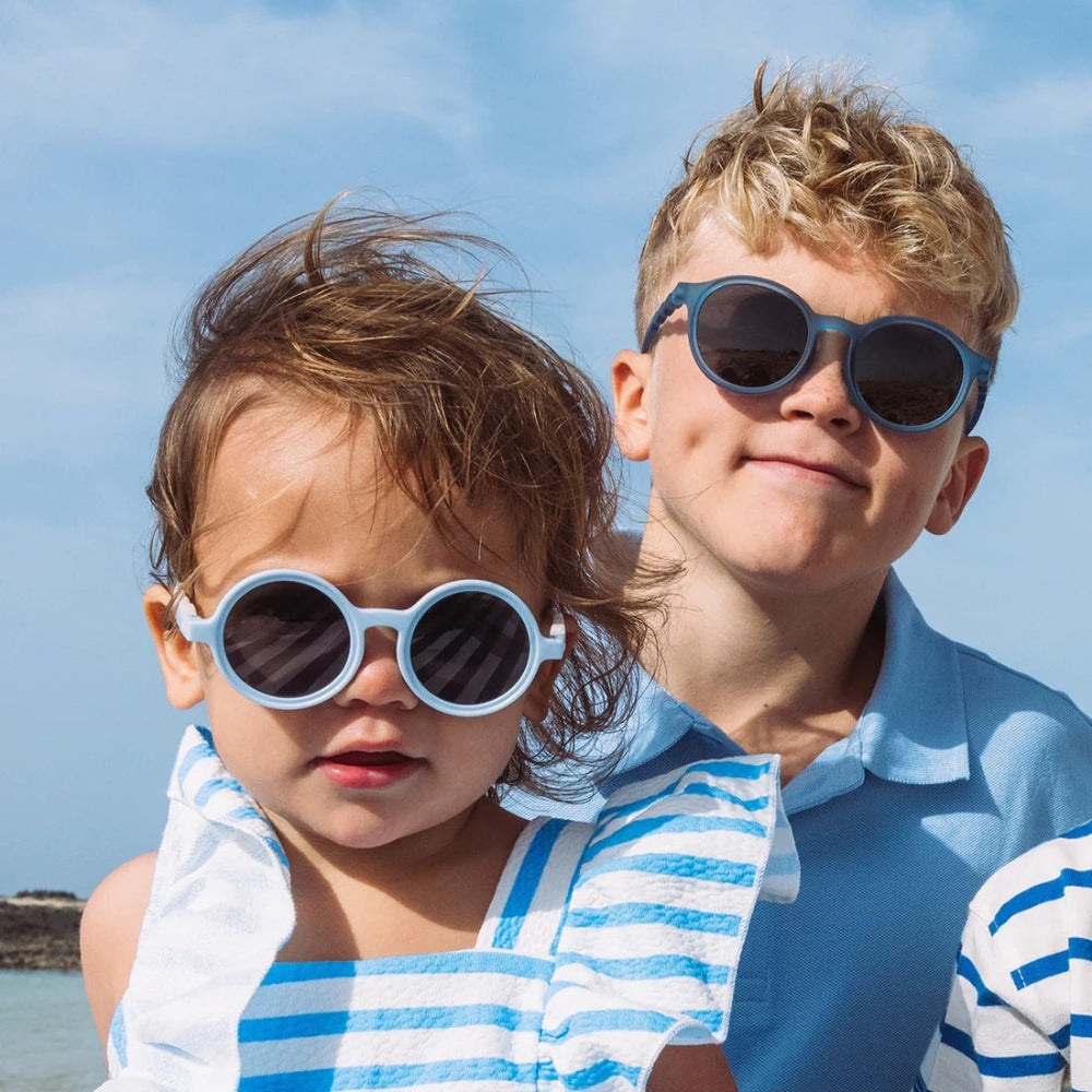 Olivio & Co Oval Sunglasses Junior+ Seaside Stripes Navy Blue