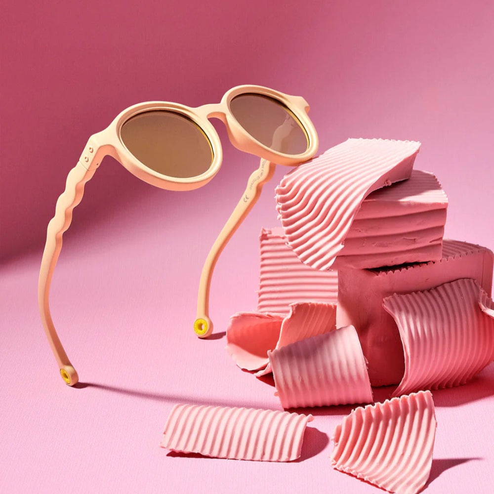 Olivio & Co Oval Sunglasses Kids Classic Olivio Desert Sand