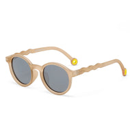 Olivio & Co Oval Sunglasses Kids/Junior Classic Olivio Sand Beige