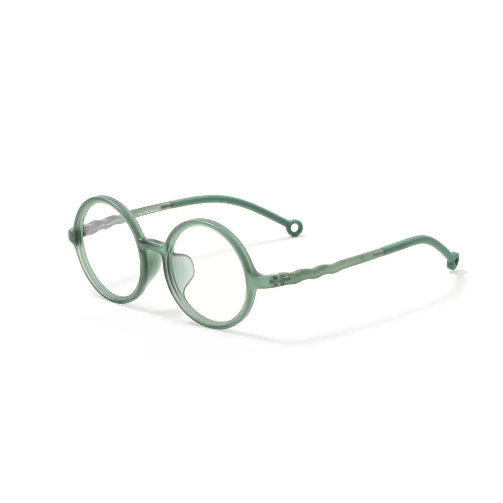 Olivio & Co Round Screen Glasses Kids/Junior Seaweed Green