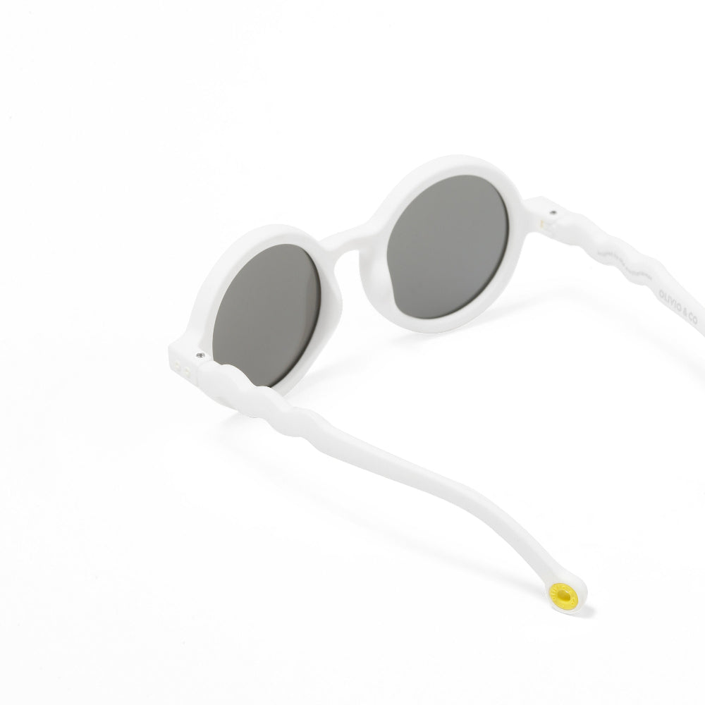 Olivio & Co Round Sunglasses Kids Classic Olivio Shark White