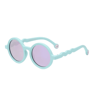 Olivio & Co Round Sunglasses Kids Classic Olivio Shell Green