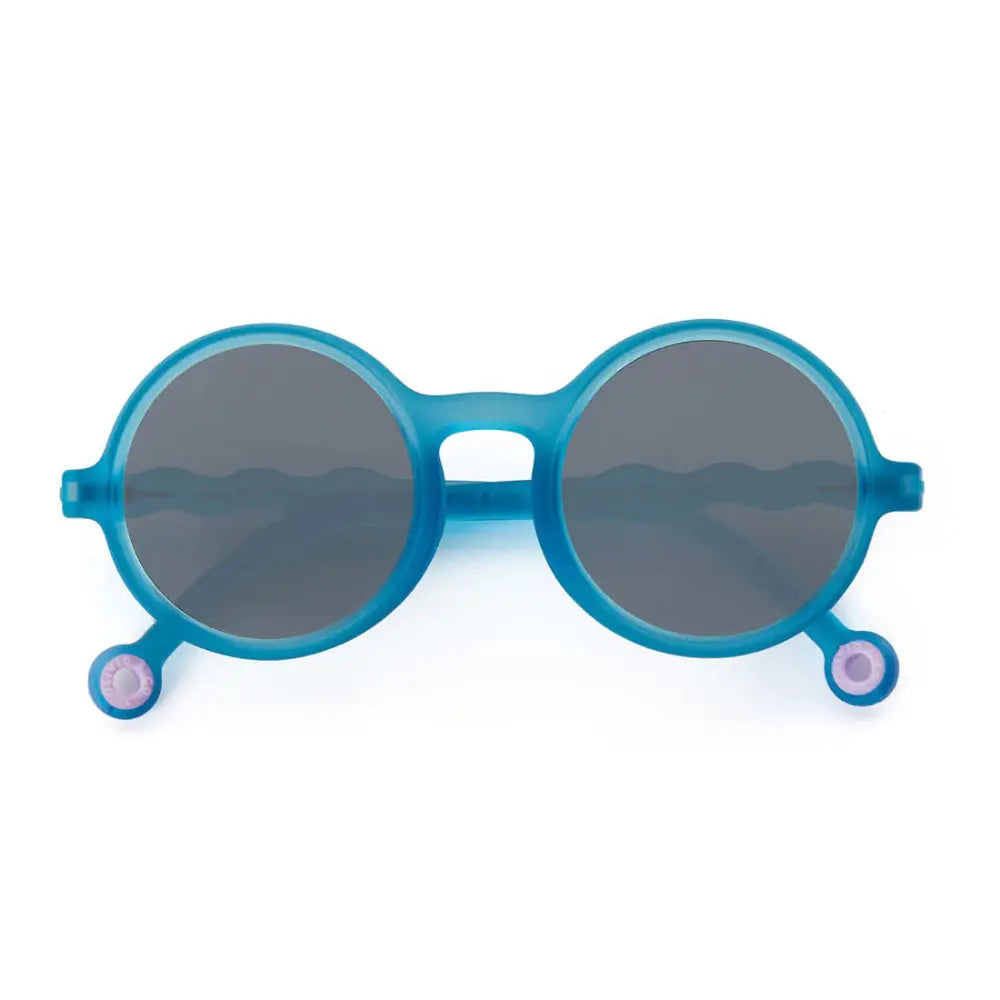 Olivio & Co Round Sunglasses Kids Coral Reef Reef Blue