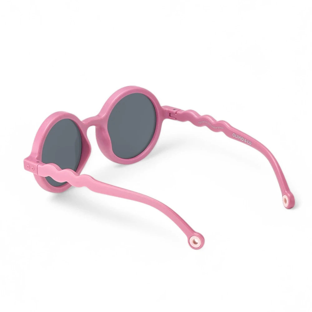 Olivio & Co Round Sunglasses Kids Flower Stall Rock Rose