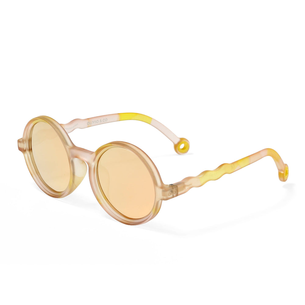 Olivio & Co Round Sunglasses Kids/Junior Classic Olivio Terra Collage