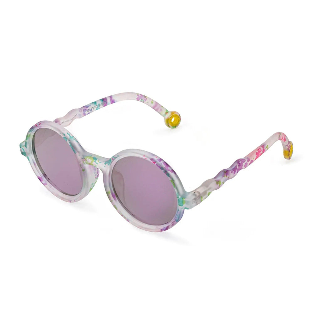 Olivio & Co Round Sunglasses Kids/Junior Classic Olivio Wild Flower