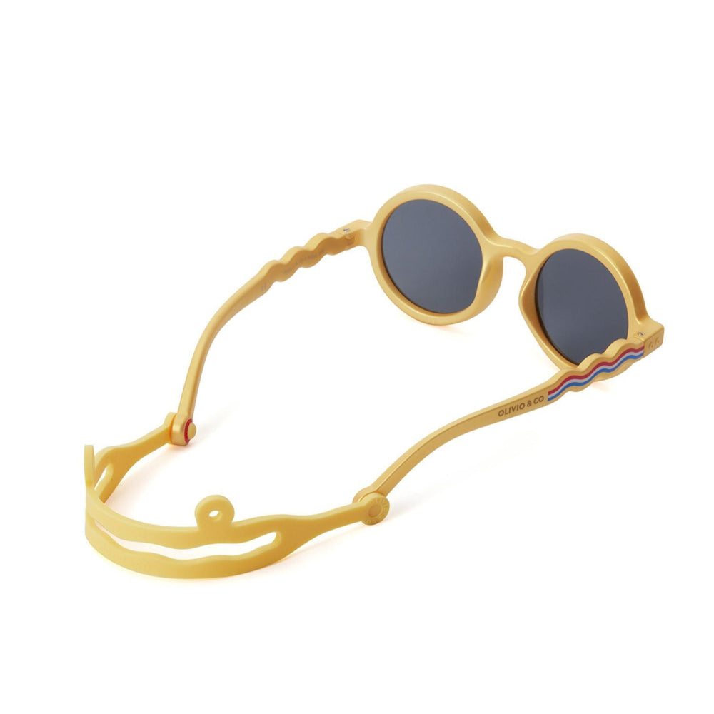 Olivio & Co Round Sunglasses Kids/Junior Classic Olivio Medallion Gold
