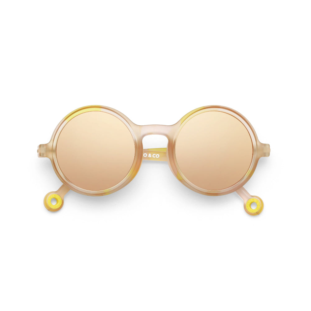 Olivio & Co Round Sunglasses Kids/Junior Classic Olivio Terra Collage