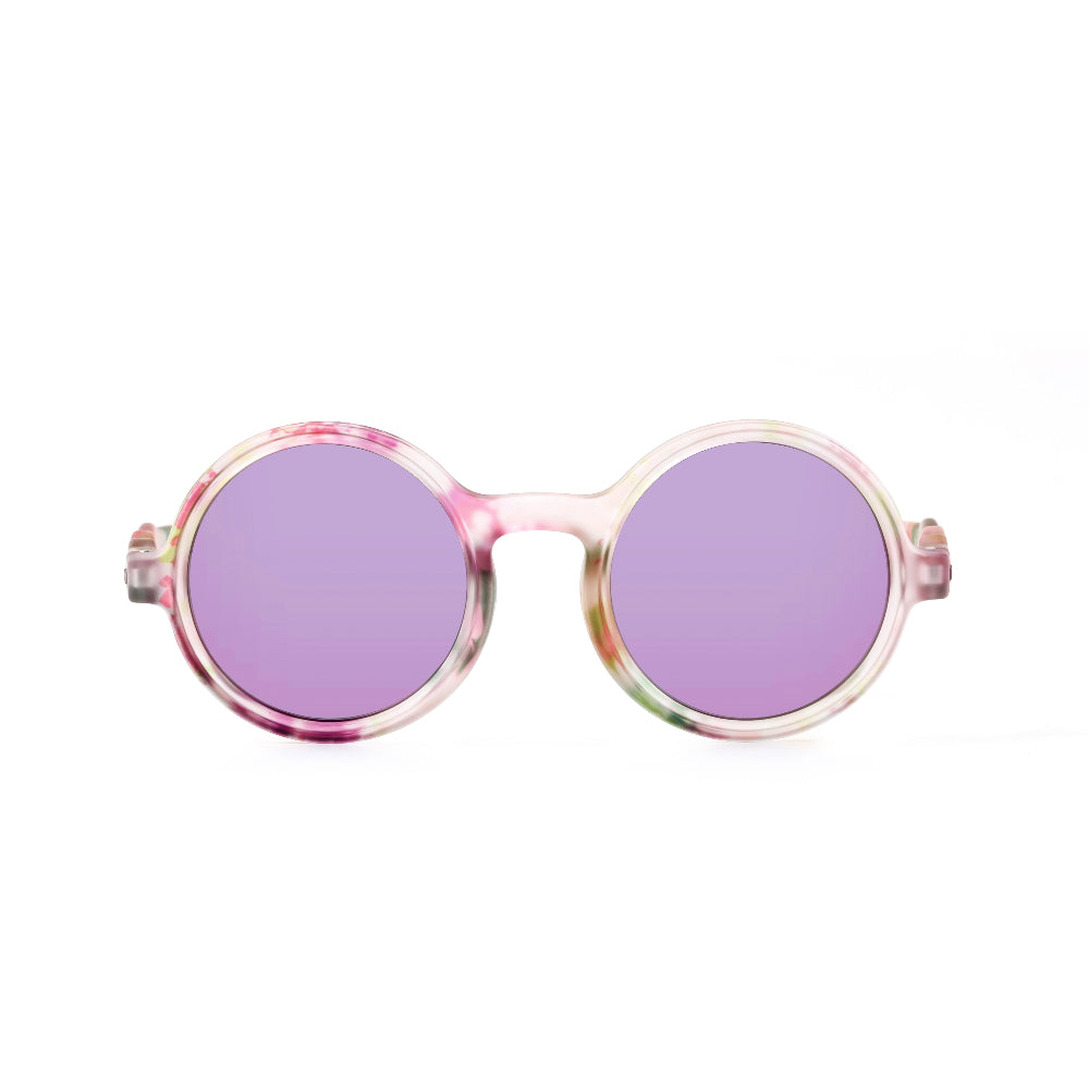 Olivio & Co Round Sunglasses Kids/Junior Classic Olivio Wild Flower