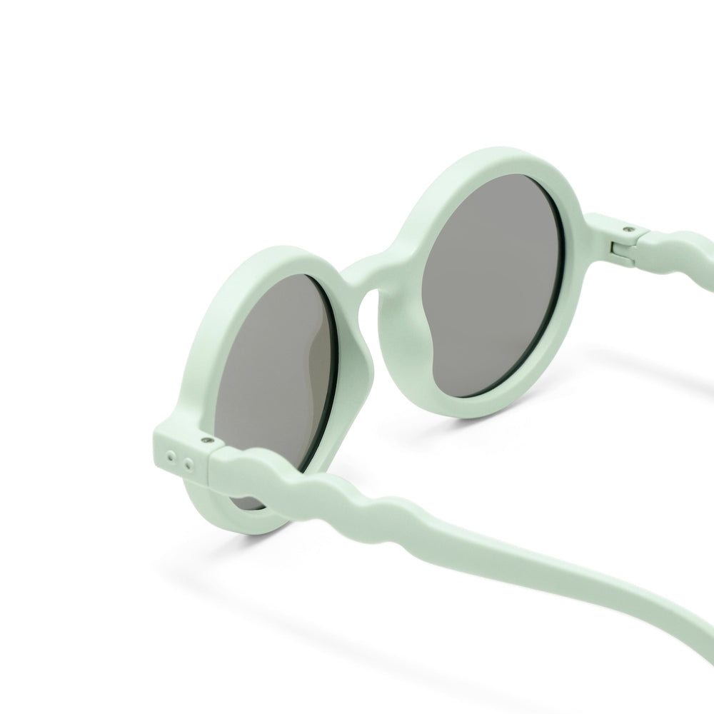 Olivio & Co Round Sunglasses Kids/Junior Natural Light Green