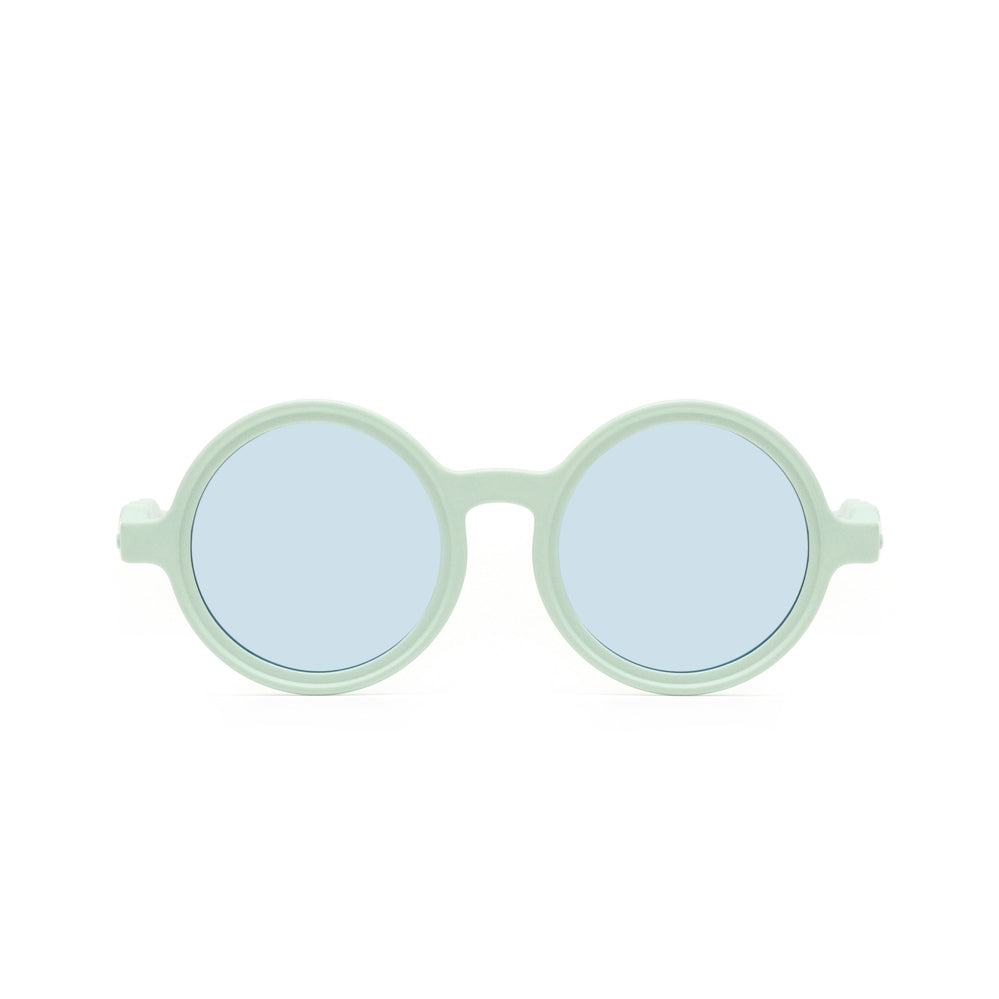 Olivio & Co Round Sunglasses Kids/Junior Natural Light Green