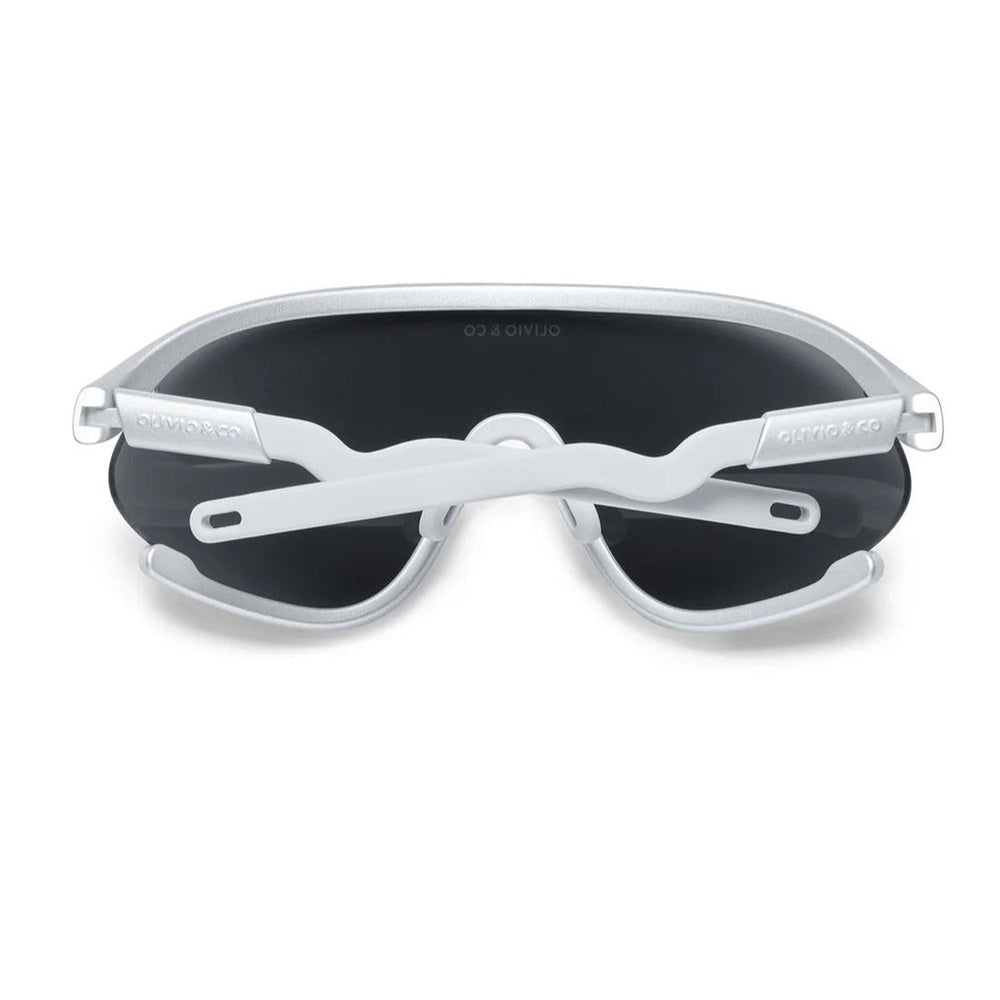 Olivio & Co Sport Sunglasses Junior+ Full-Rim Space Sivler