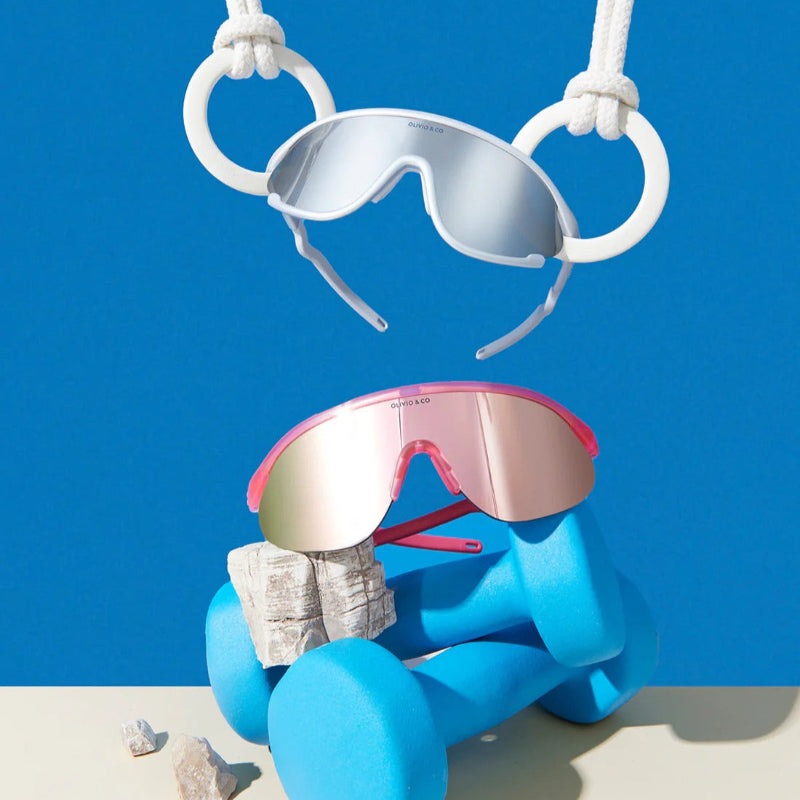 Olivio & Co Sport Sunglasses Junior+ Full-Rim Space Sivler