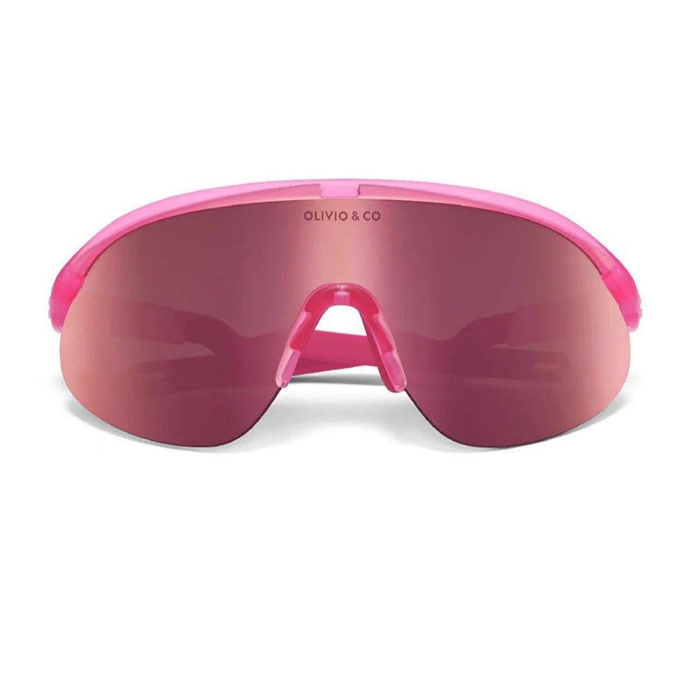 Olivio & Co Sport Sunglasses Junior+ Half-Rim Flamingo Pink
