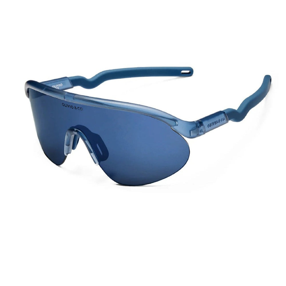 Olivio & Co Sport Sunglasses Junior+ Half-Rim Azure Blue