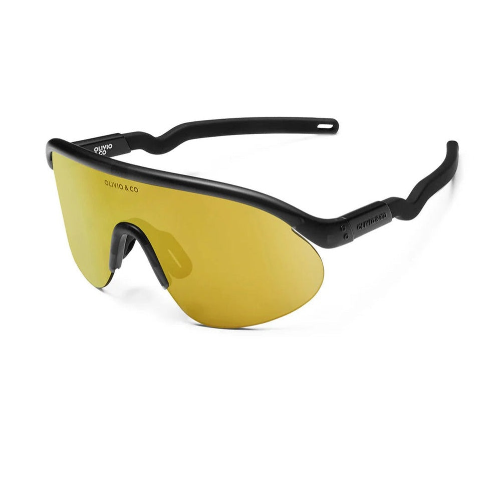 Olivio & Co Sport Sunglasses Teen & Adult Half-Rim Lava Grey