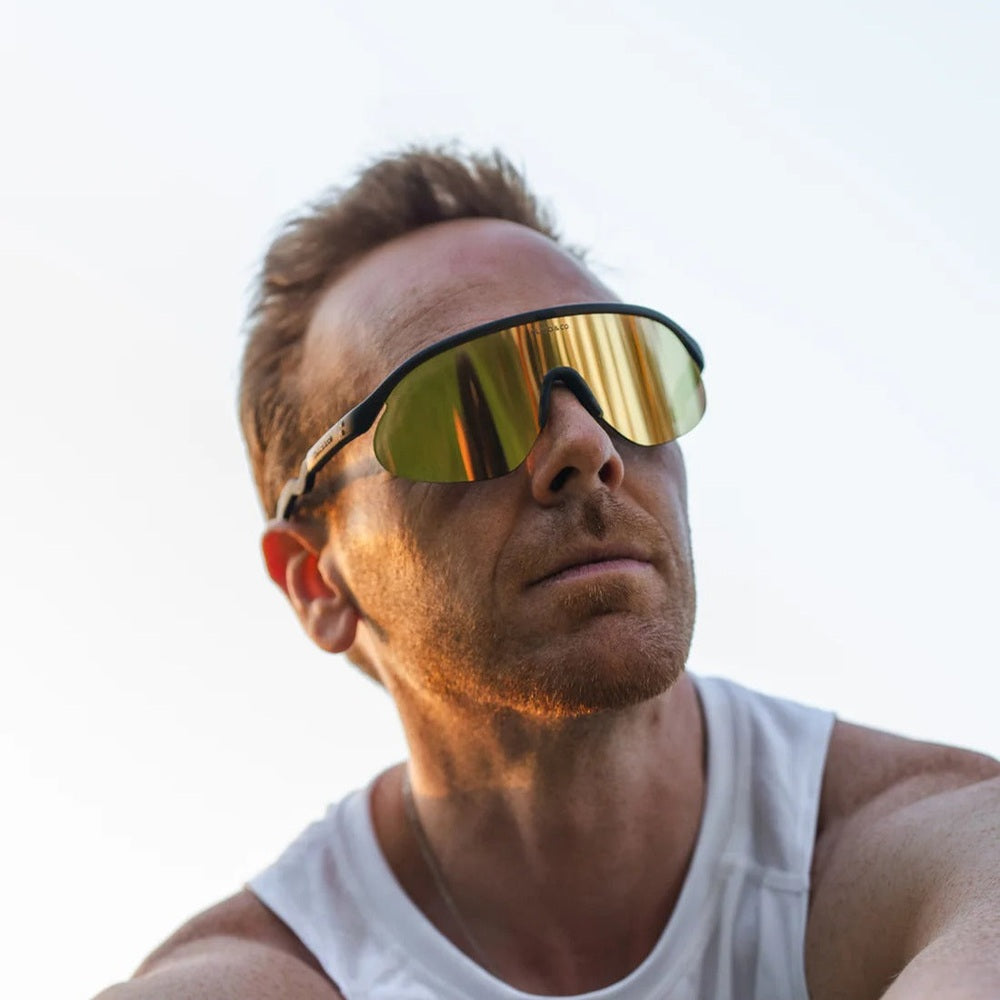 Olivio & Co Sport Sunglasses Teen & Adult Half-Rim Lava Grey