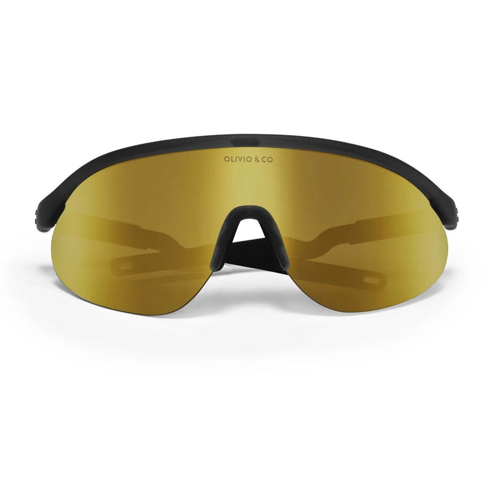 Olivio & Co Sport Sunglasses Teen & Adult Half-Rim Lava Grey