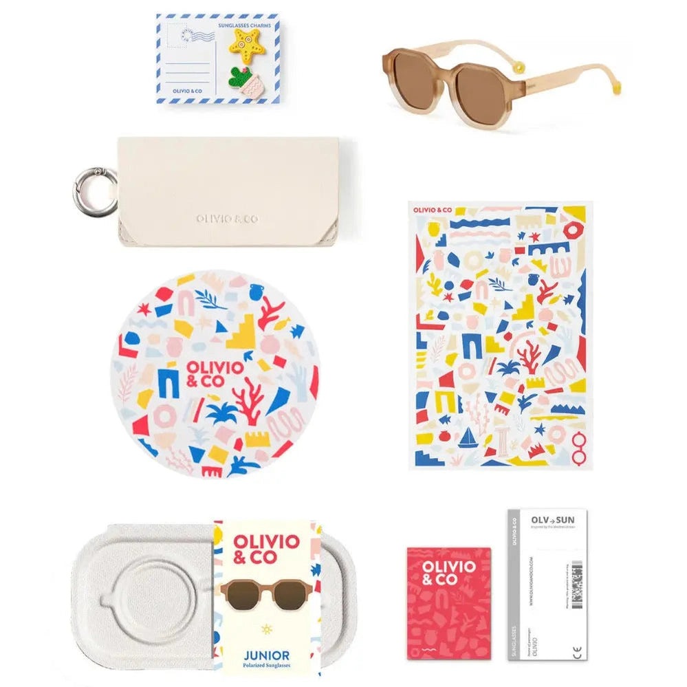 Olivio & Co Square Sunglasses Junior+ Creative Edition D Desert Sand