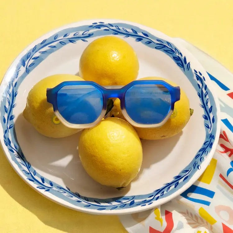 Olivio & Co Square Sunglasses Junior+ Creative Edition D Deep Sea