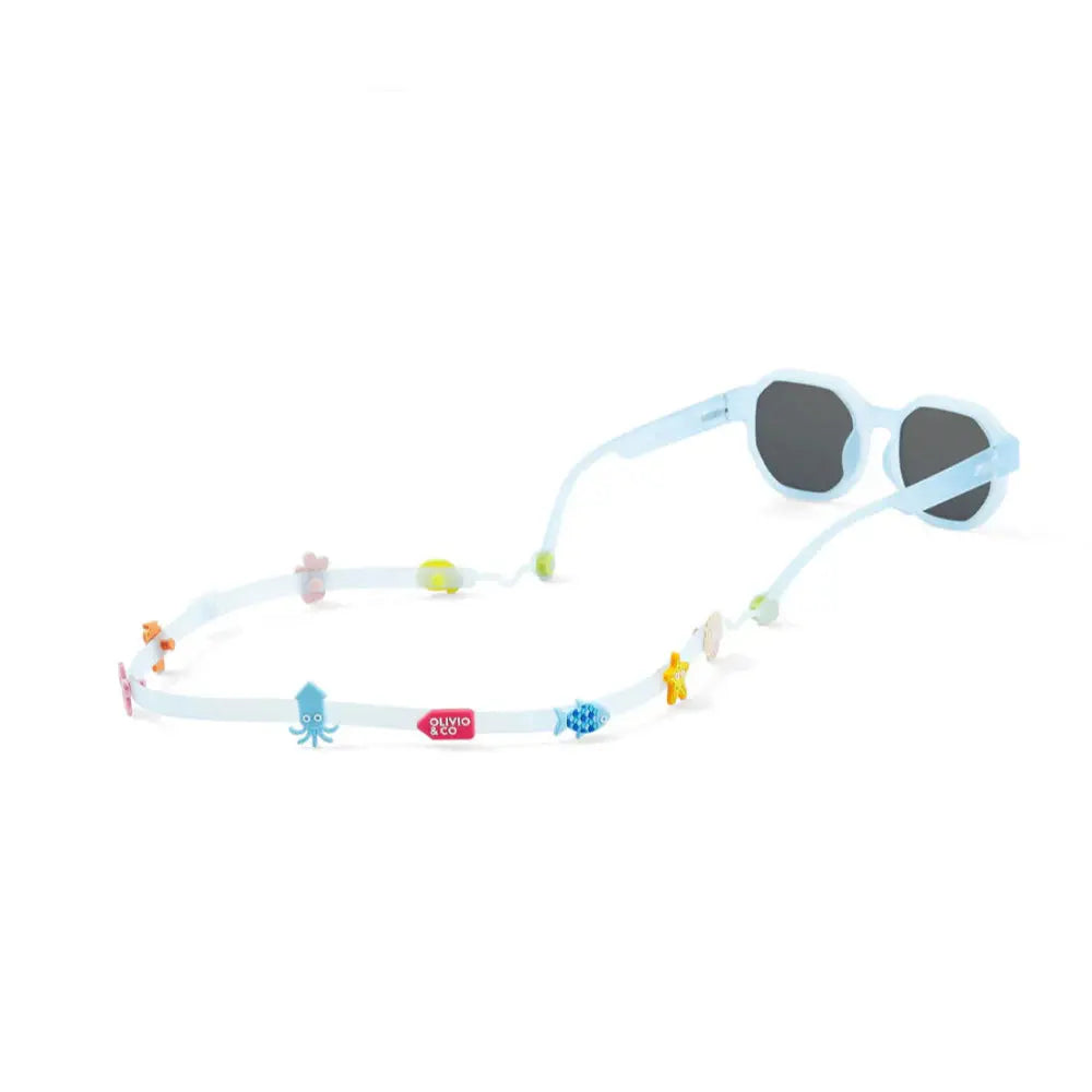 Olivio & Co silicone eyewear chain for sunglasses with pastel beads