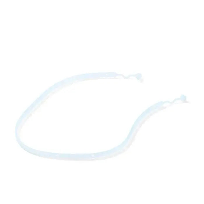 Olivio & Co silicone eyewear chain in light blue for sunglasses and glasses; flexible silicone strap.