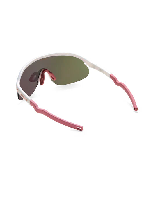 Olivio & Co Sport Sunglasses Half-Rim Berry Mist rear interior view