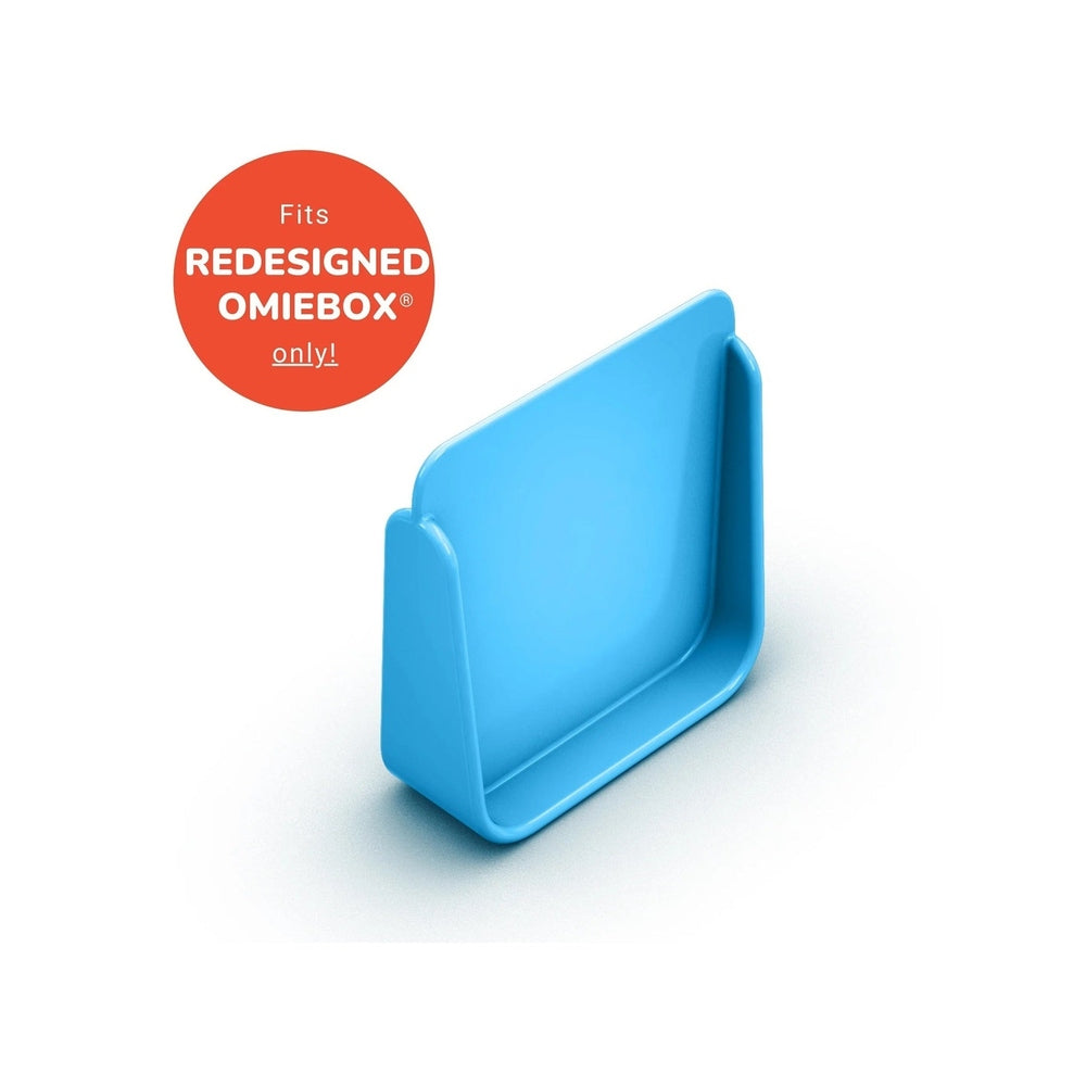 Omielife Divider Version 2 blue plastic lunch divider by OMIELIFE for kids; compact and durable