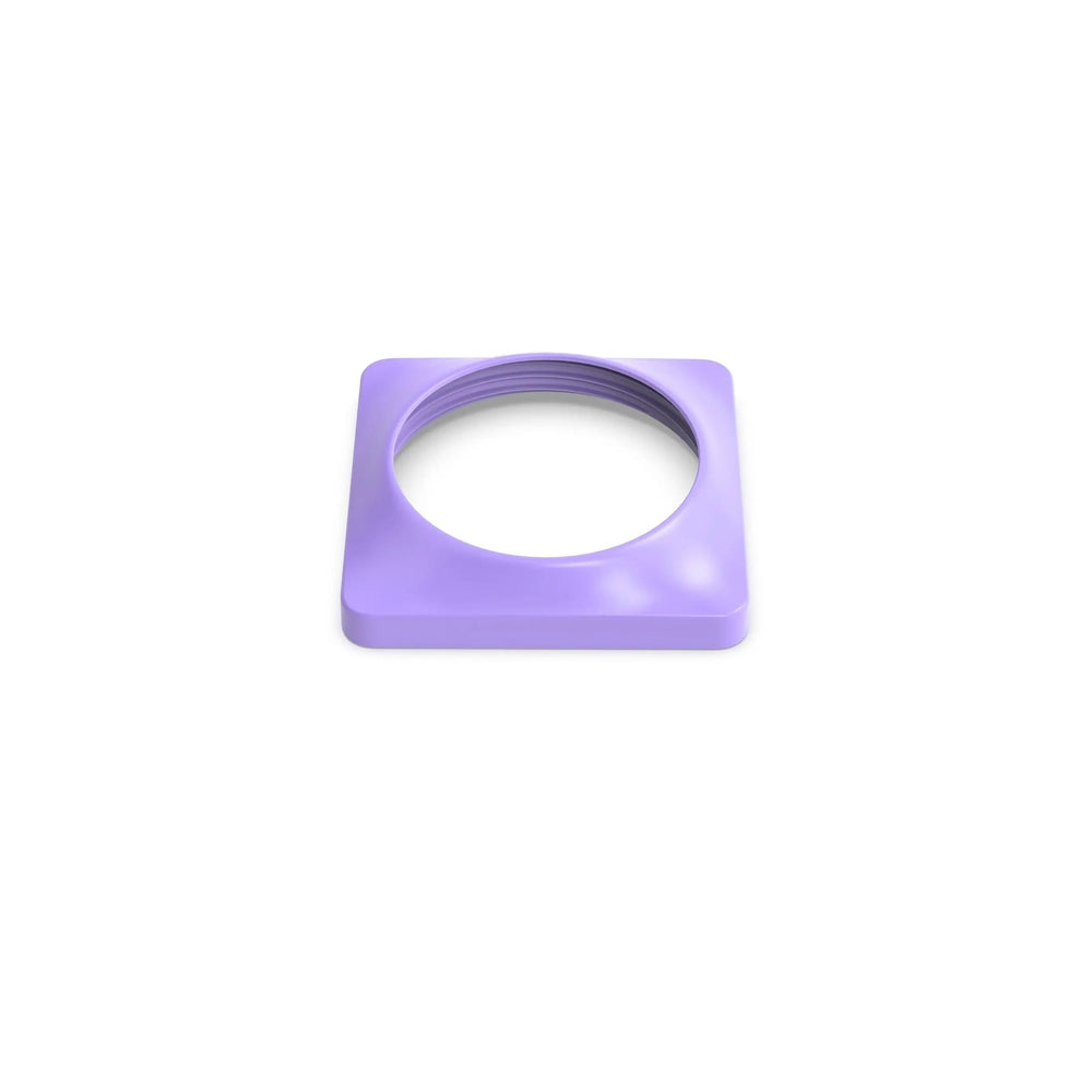 Omiebox Securing Insert Version 2 by OMIELIFE, purple square frame with circular inner opening.