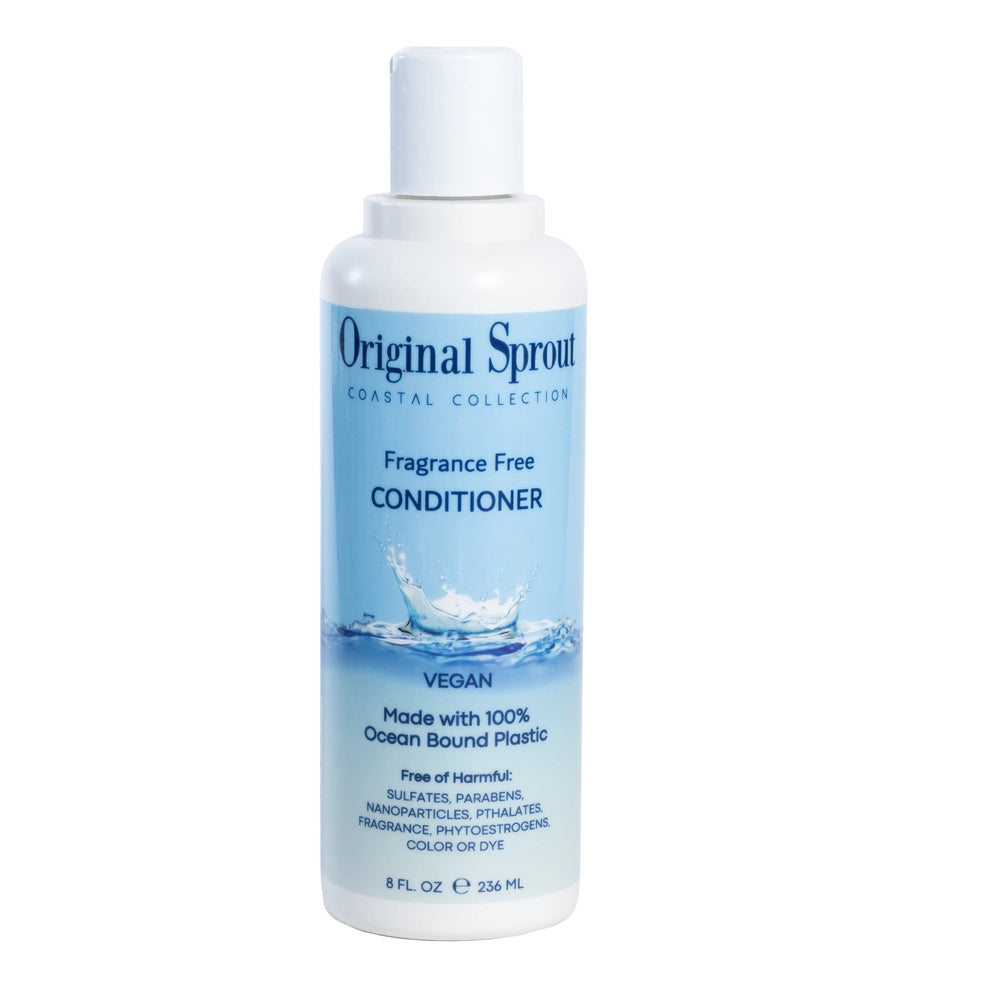 Original Sprout Coastal Collection Fragrance Free Conditioner 8 oz bottle, vegan