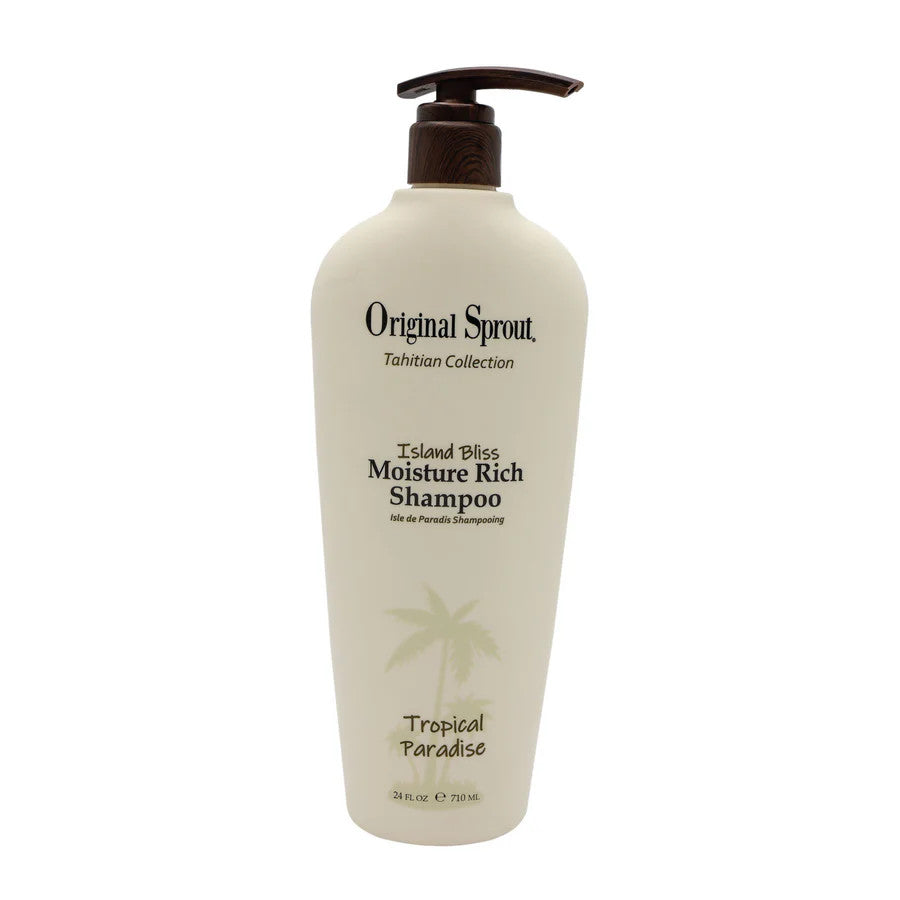 Original Sprout Island Bliss Moisture Rich Shampoo pump bottle, Tahitian Paradise scent, 24 oz