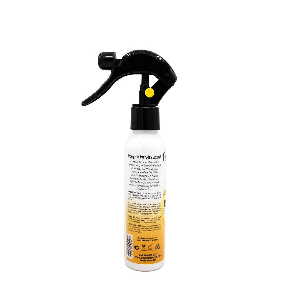 Original Sprout Protective Protein Hair Mist 4 oz spray bottle white with black trigger and yellow label