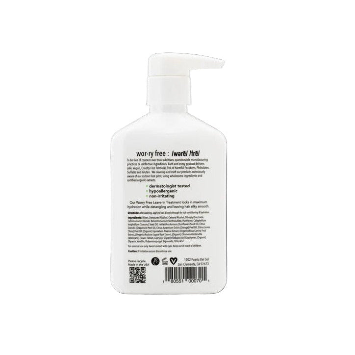 Original Sprout Worry Free Leave-In Treatment 10 oz bottle with pump, white label