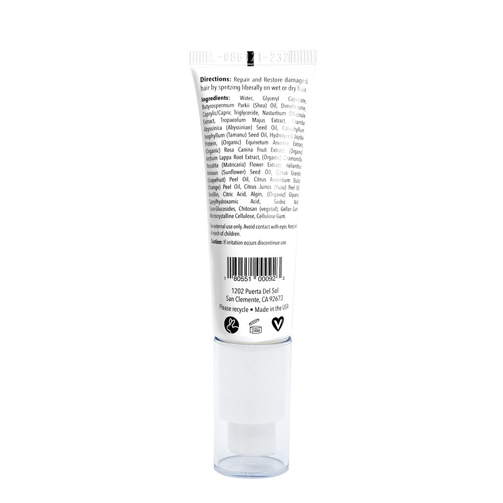 Original Sprout Worry Free Restoring Mist, 4 oz hair care spray bottle with white cap