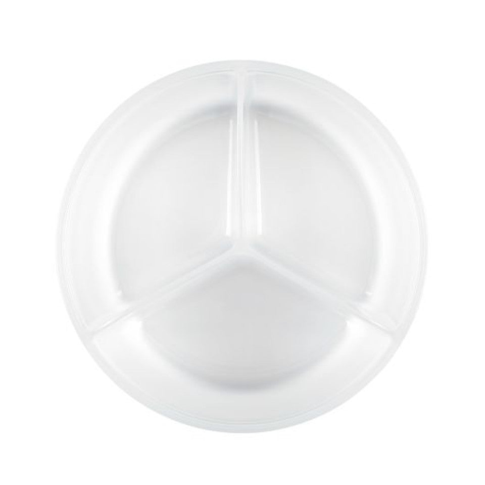 OXO Tot Formula Dispense Opal, white plastic tri-compartment baby feeding accessory