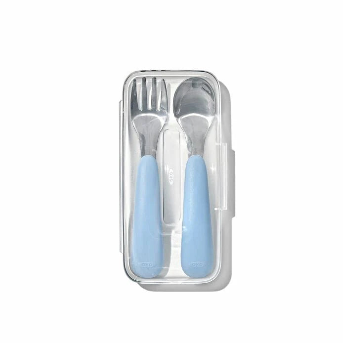 Oxo Tot On The Go Fork & Spoon With Travel Case