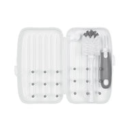 Oxo Tot Travel Drying Rack & Brush Grey