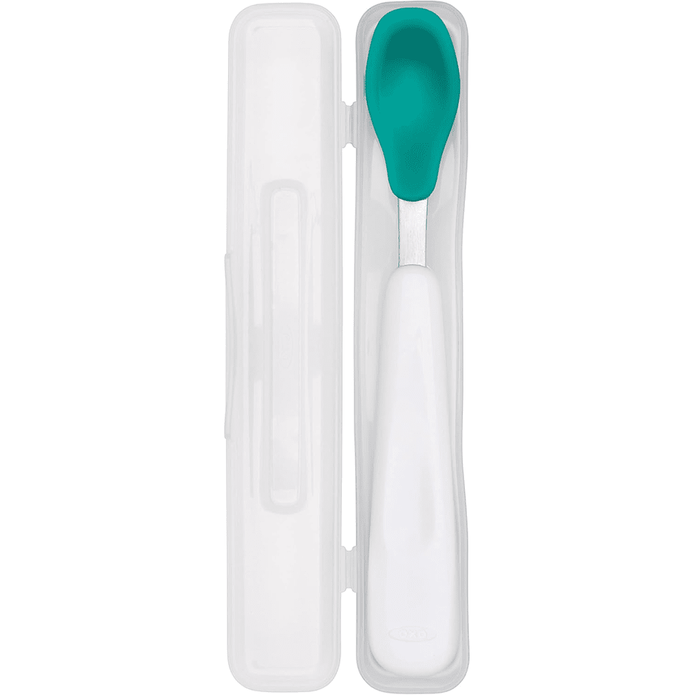 Oxo Tot Travel Feeding Spoon Teal