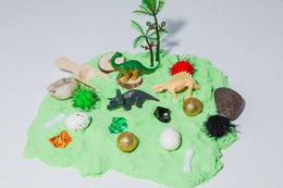 Play Play Dough Dino Fun Sand Jar