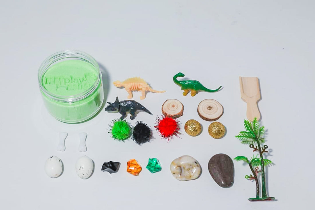 Play Play Dough X Dino Fun Sand Jar official product image 3