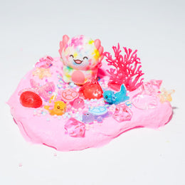 Play Play Dough DIY Axolotl Butter Slime